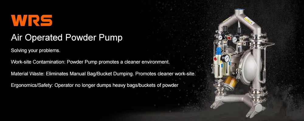 WRS Powder Pump Stainless Steel Body